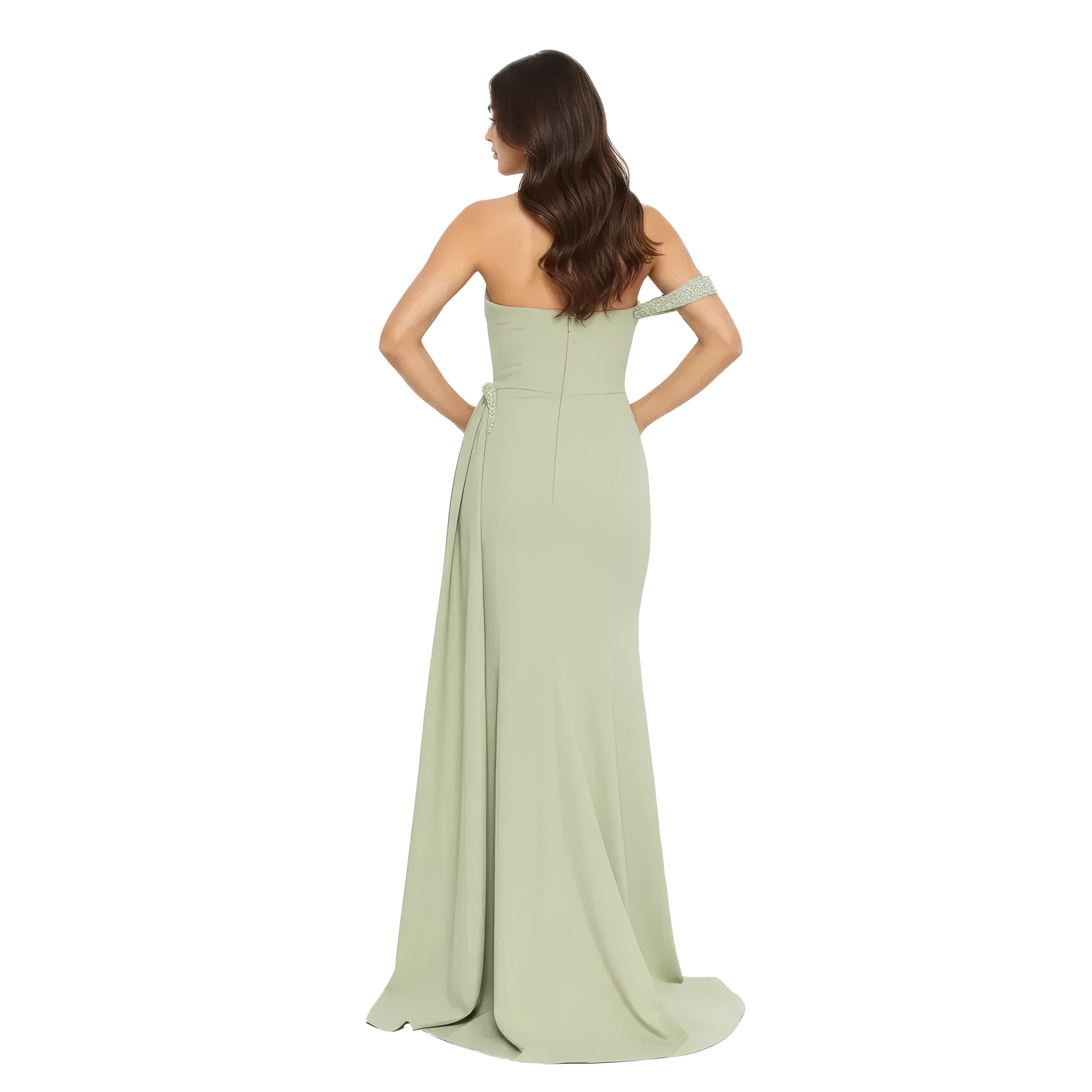 One Shoulder Maxi Mermaid Dress