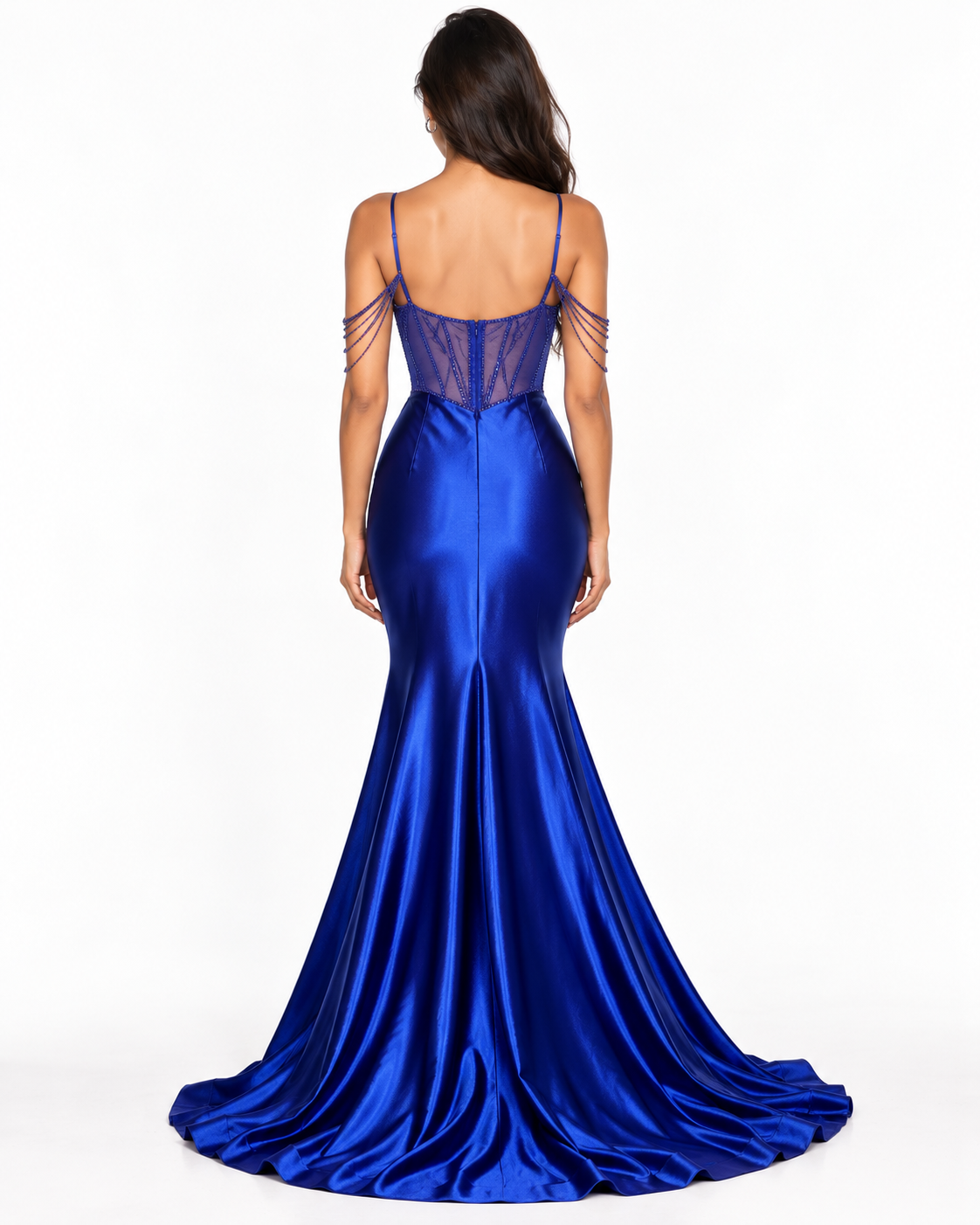 Satin Fitted Dress