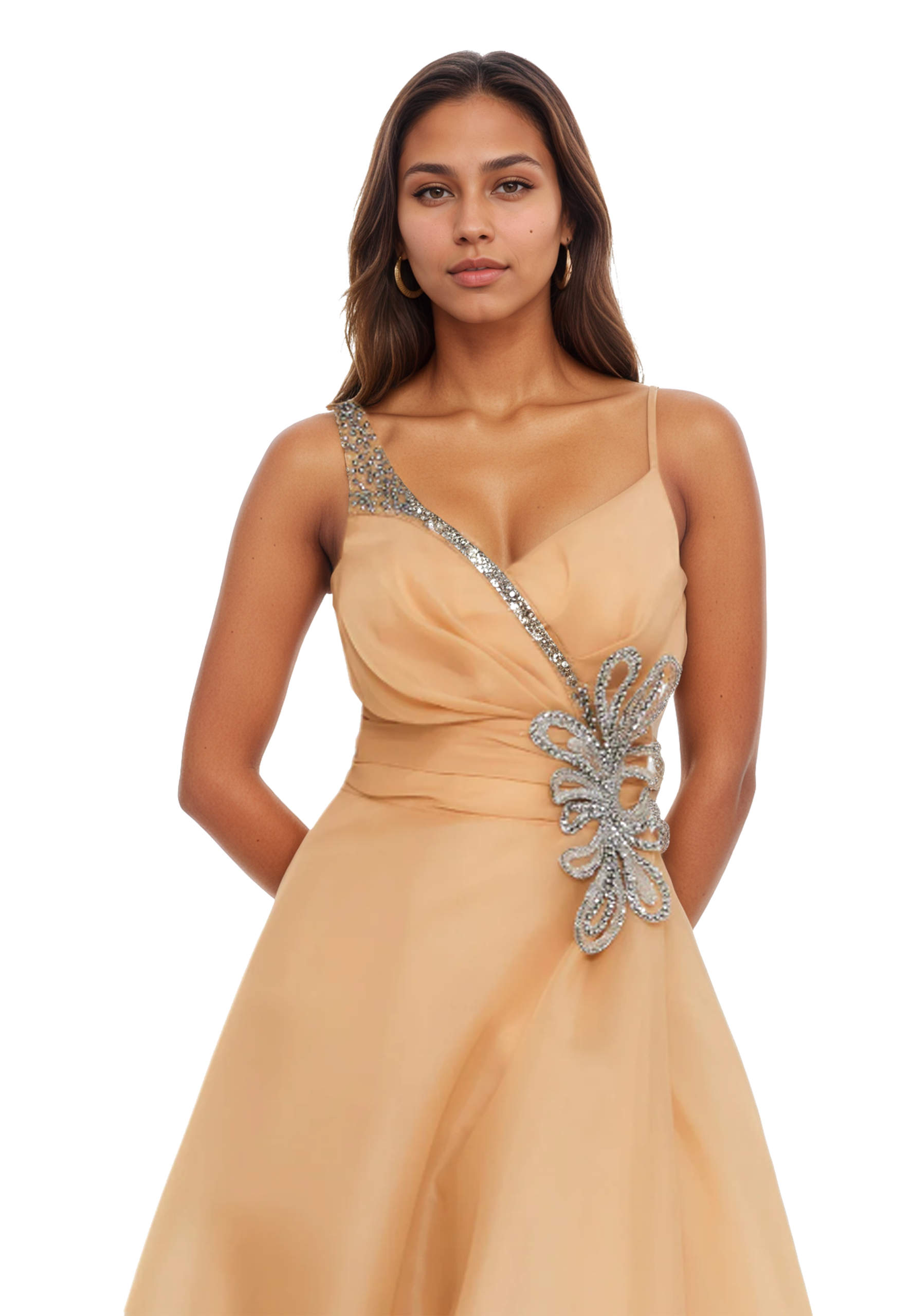 Sleeveless Maxi A-Line Dress