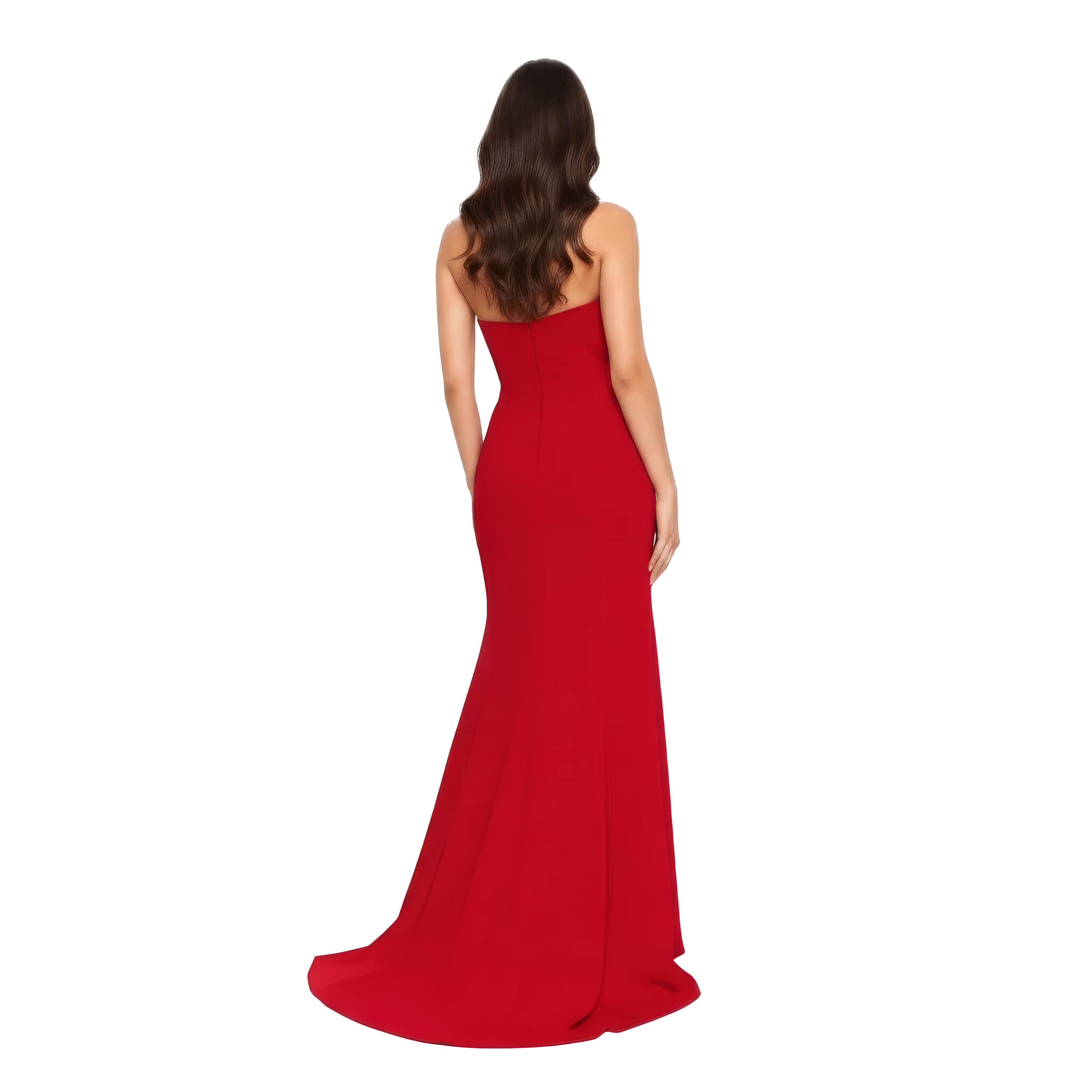 Strapless Maxi Viscose Mermaid Dress