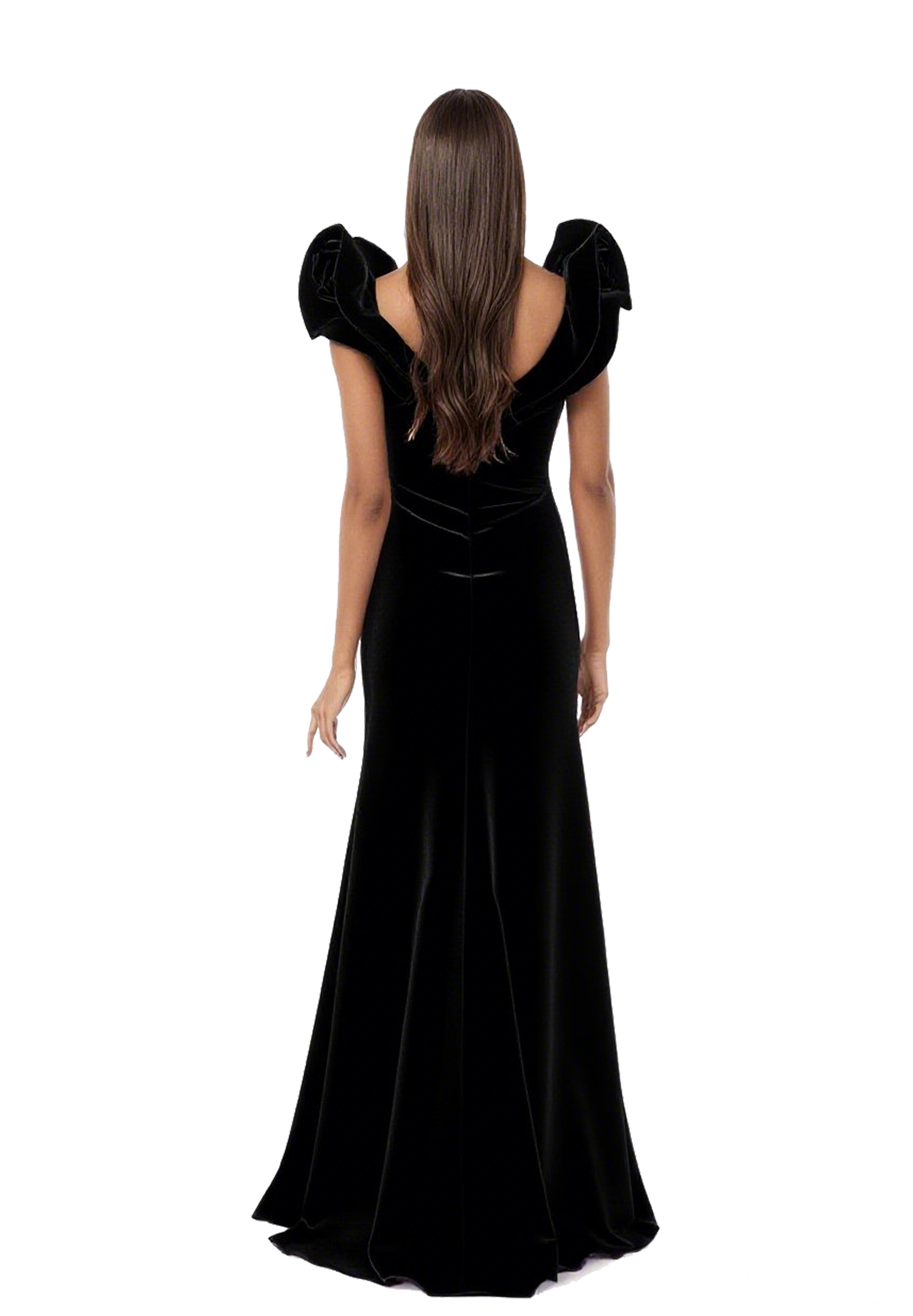 Off Shoulder Maxi Satin Mermaid Dress