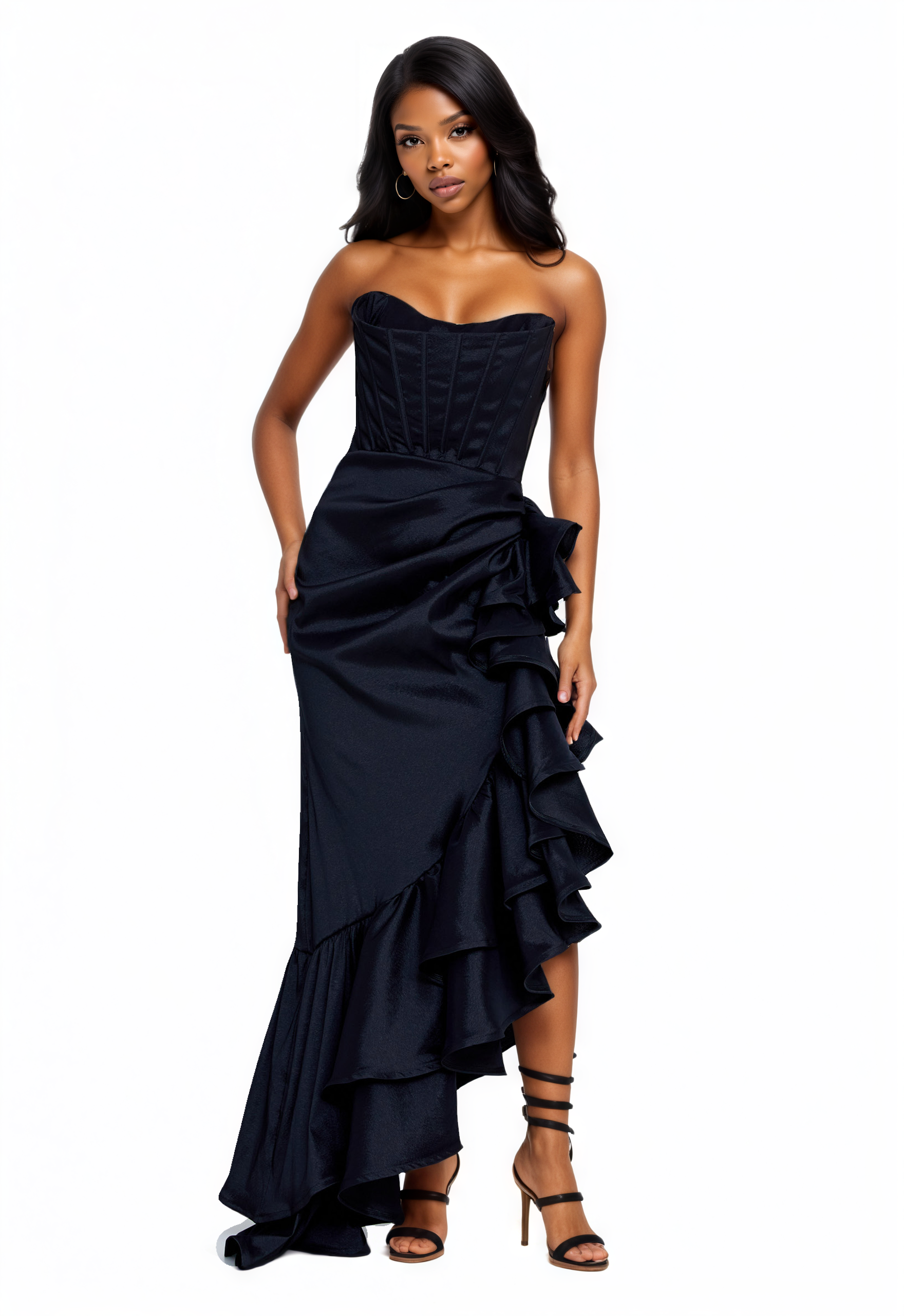 Strapless Maxi Column Dress