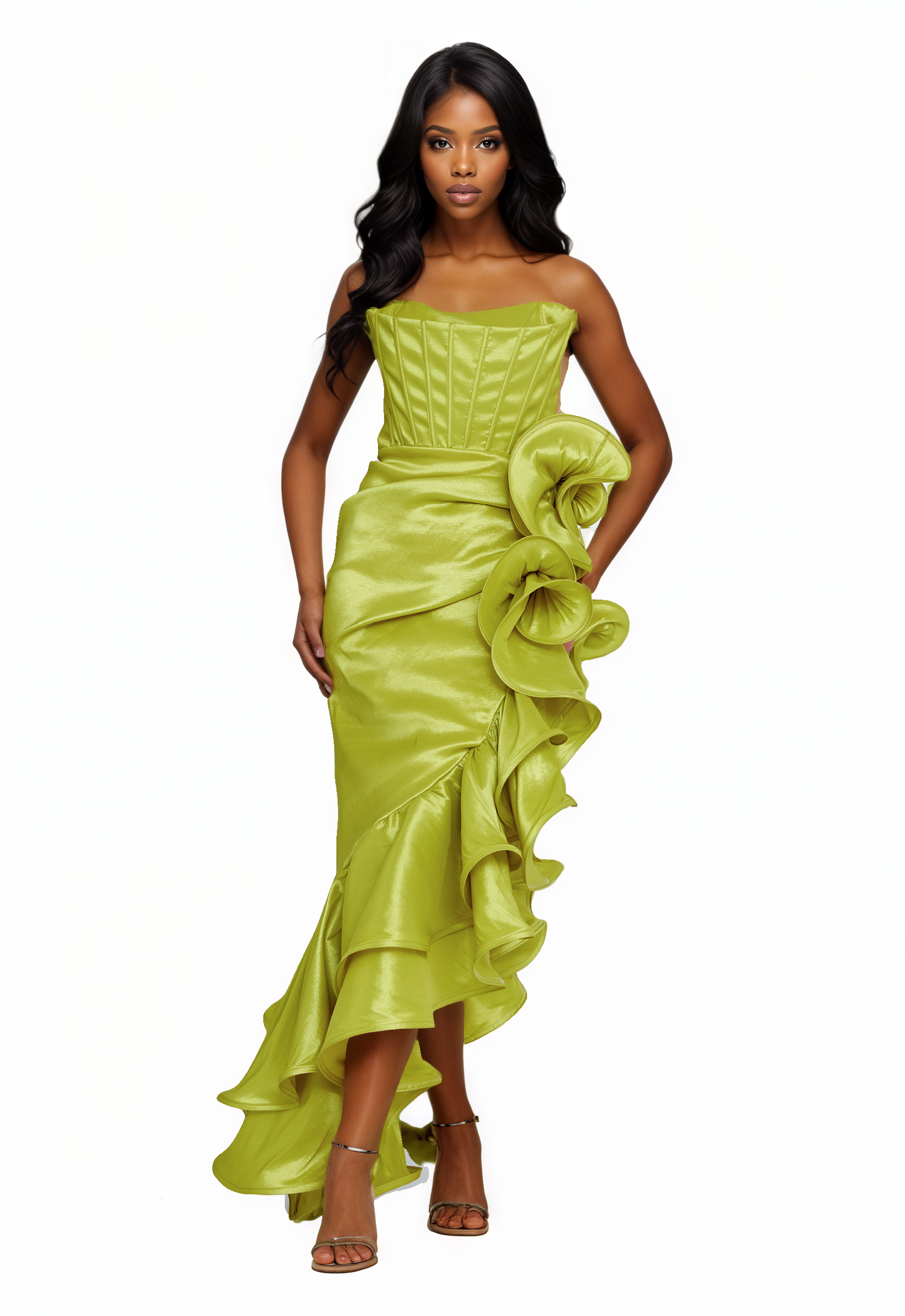 Strapless Maxi Column Dress