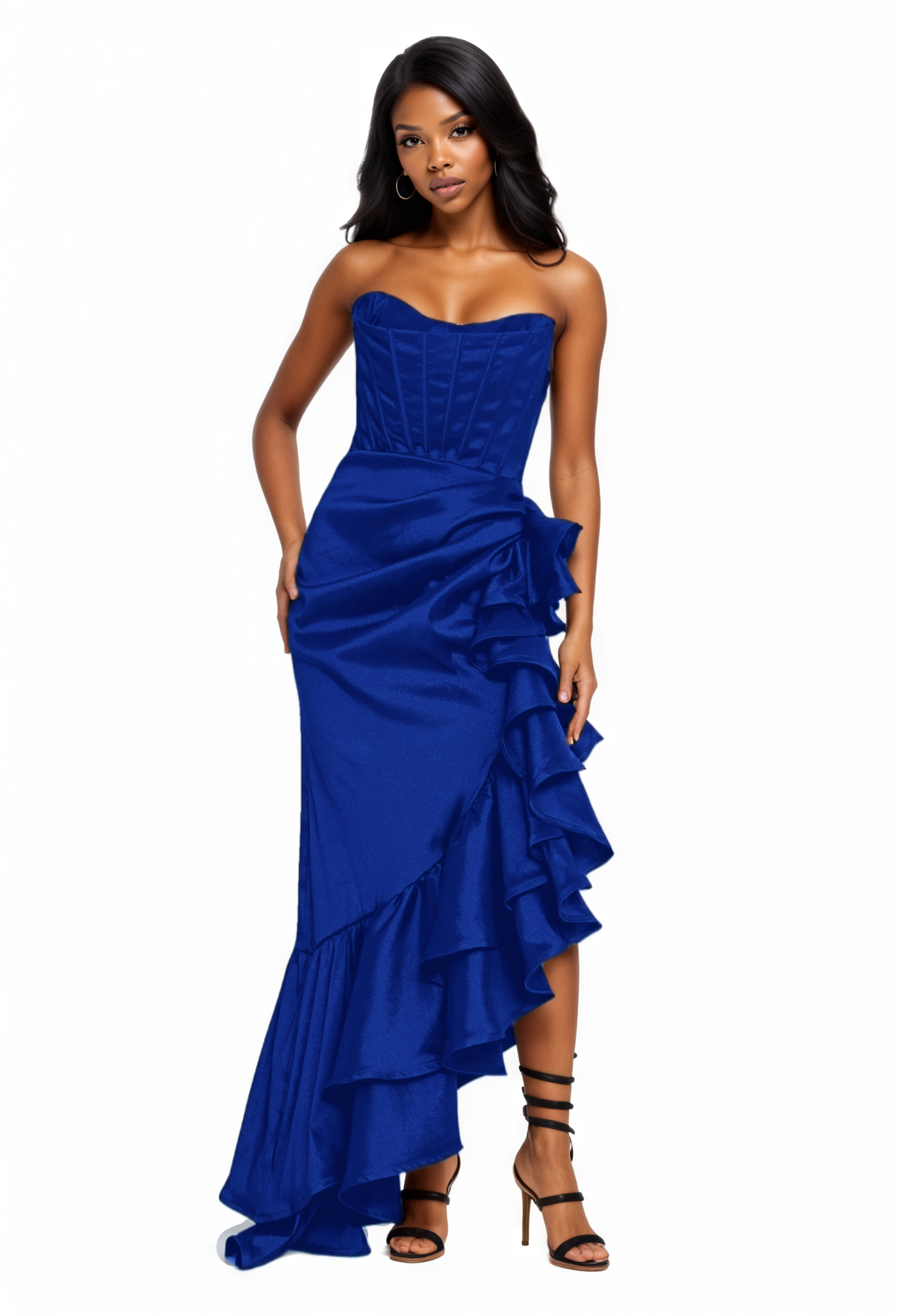 Strapless Maxi Column Dress
