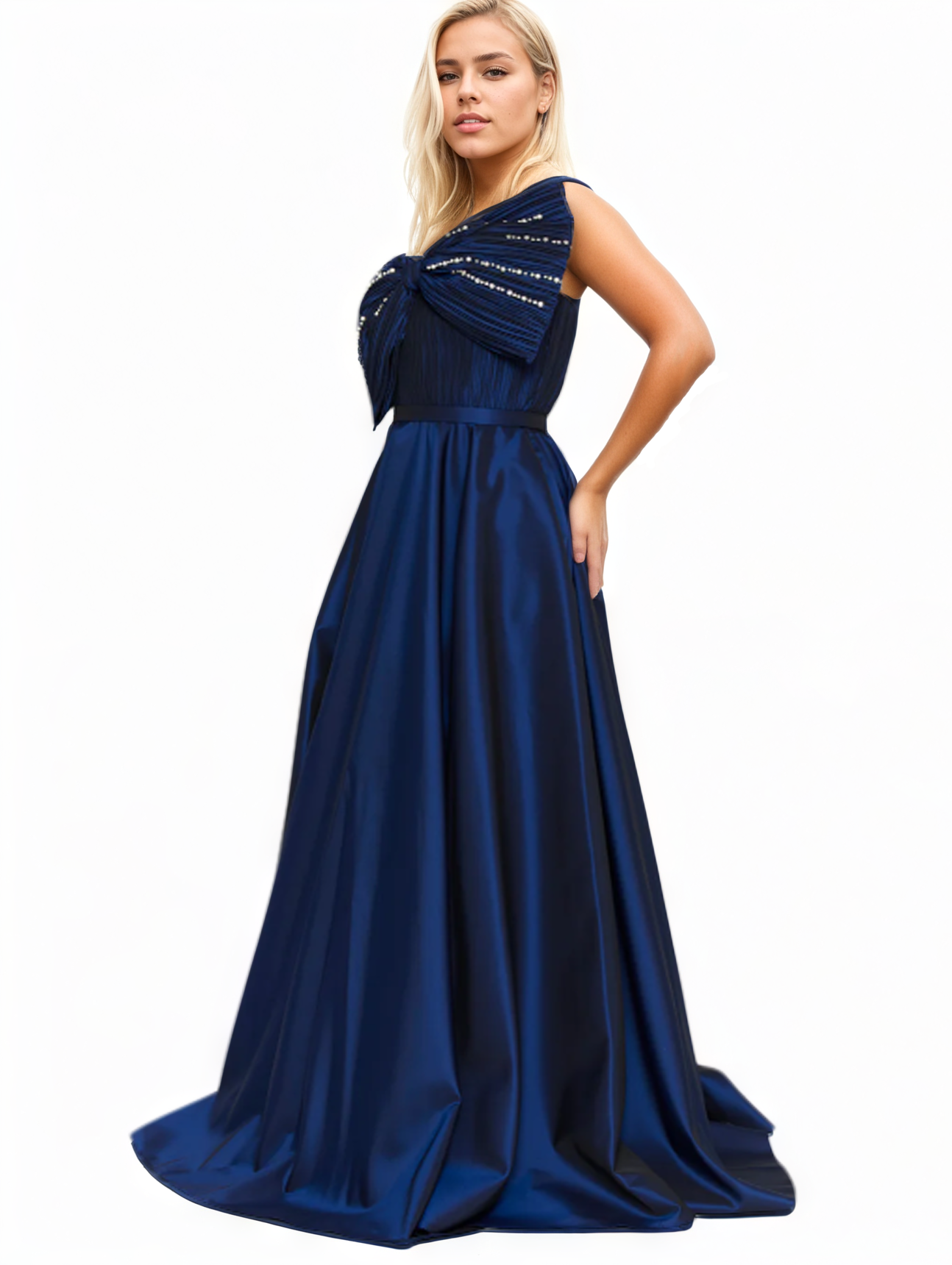 Strapless Maxi A-Line Dress