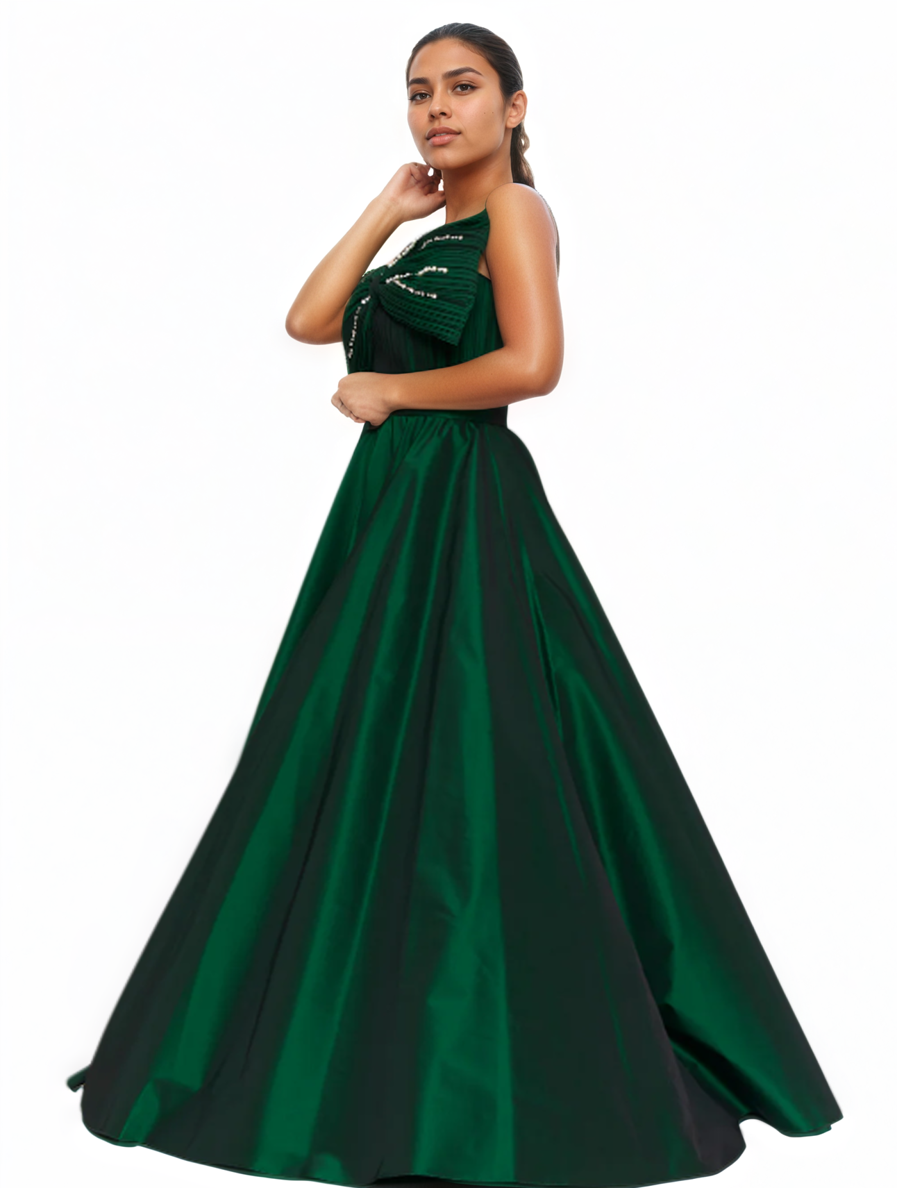 Strapless Maxi A-Line Dress
