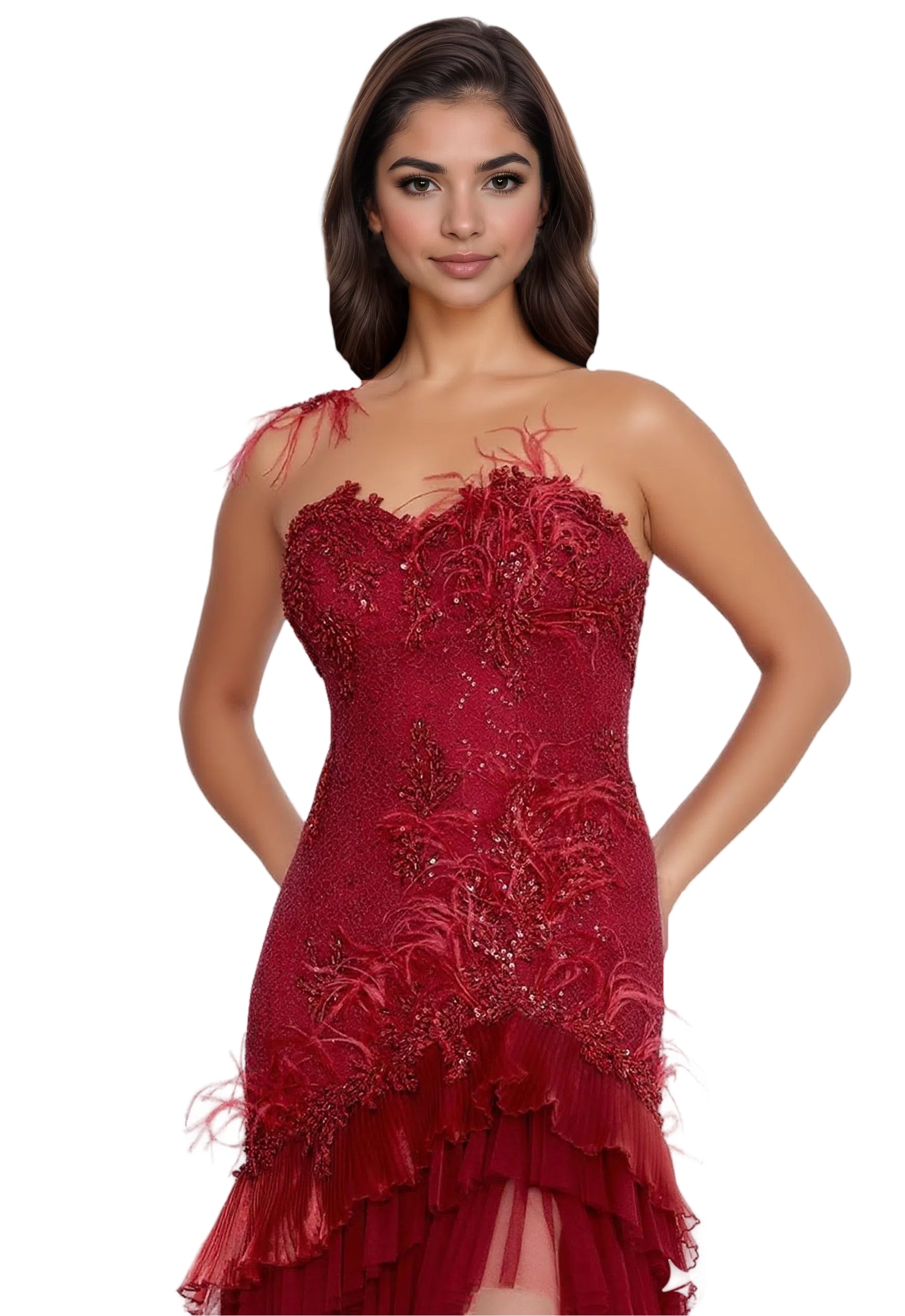 Sleeveless Maxi Tulle Fit & Flare Dress