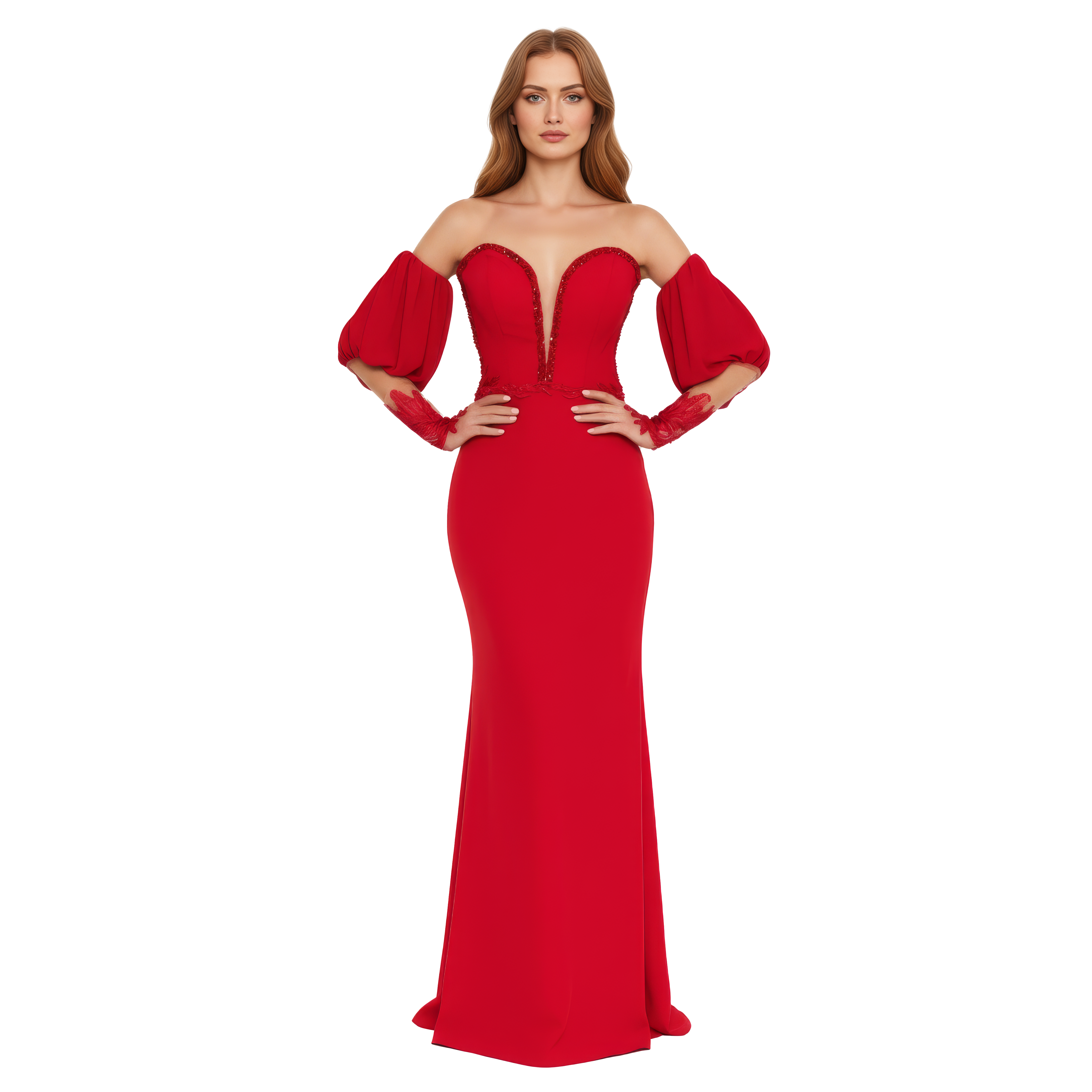 Off Shoulder Maxi Mermaid Dress