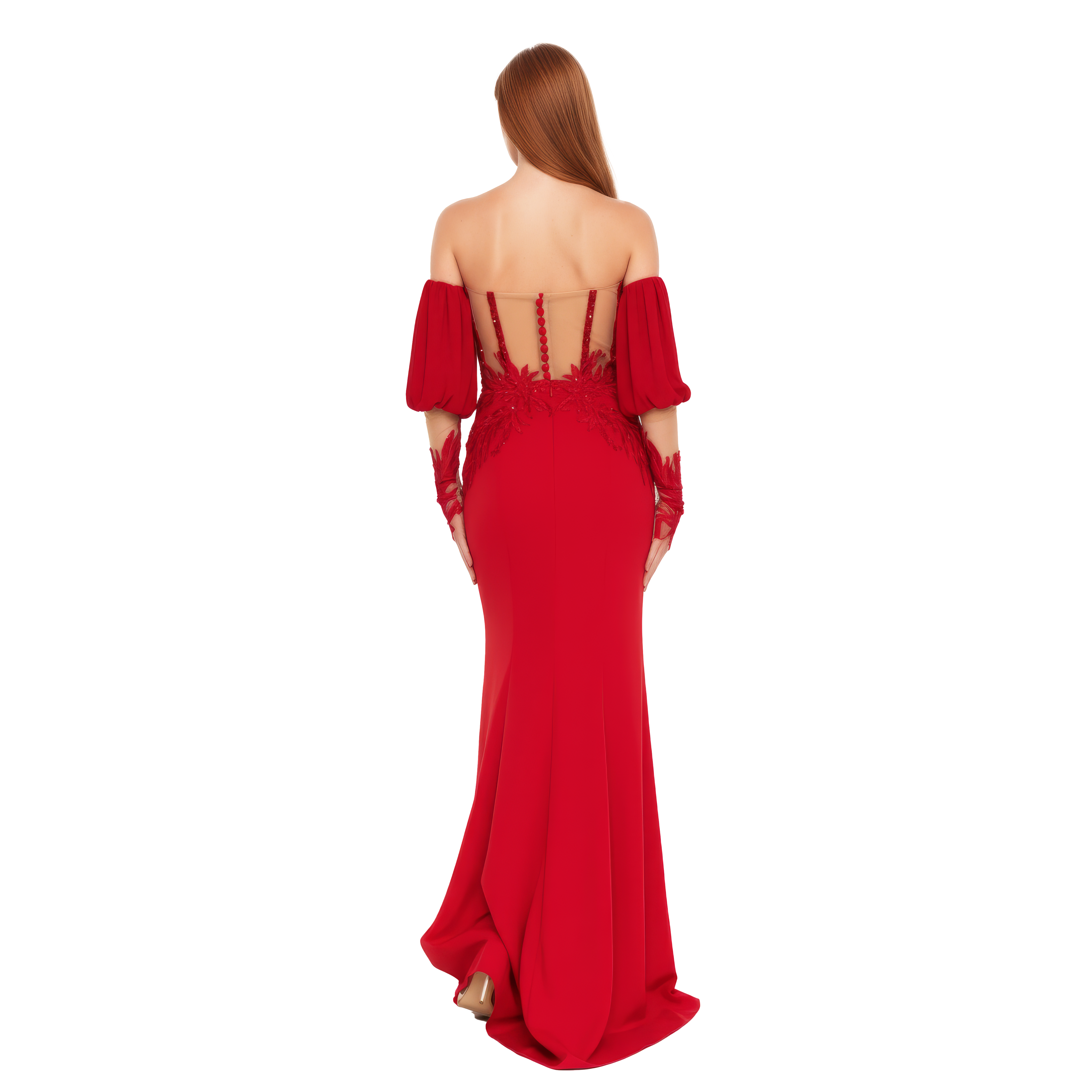 Off Shoulder Maxi Mermaid Dress