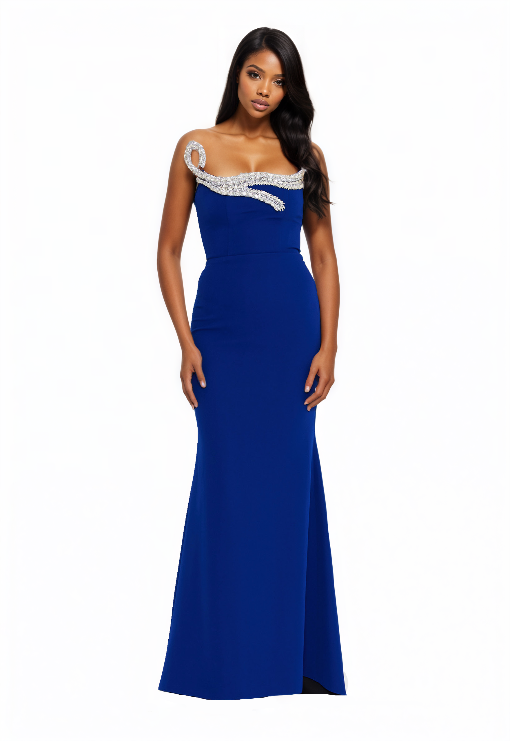 Strapless Maxi Viscose Mermaid Dress