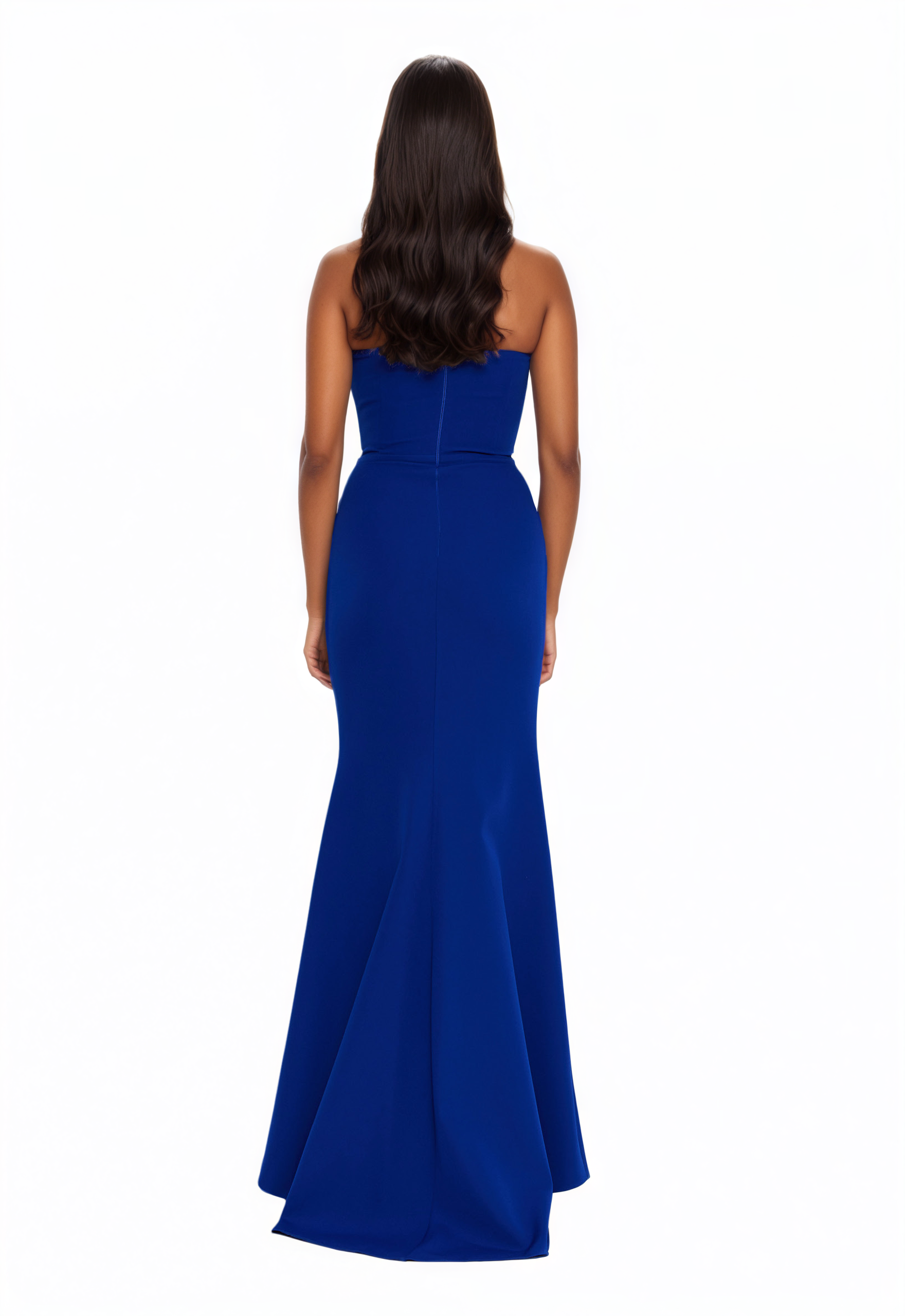 Strapless Maxi Viscose Mermaid Dress