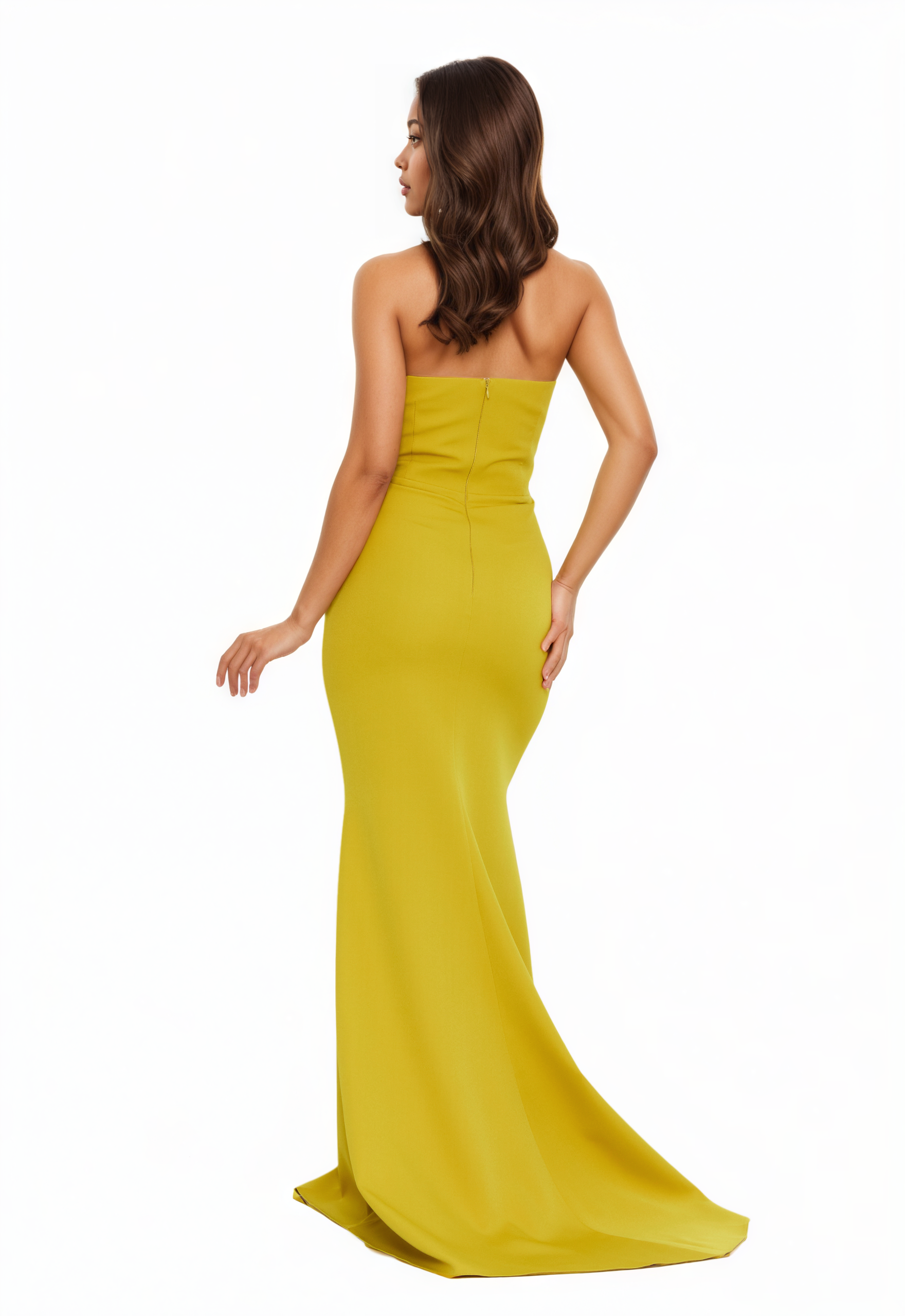 Strapless Maxi Viscose Mermaid Dress
