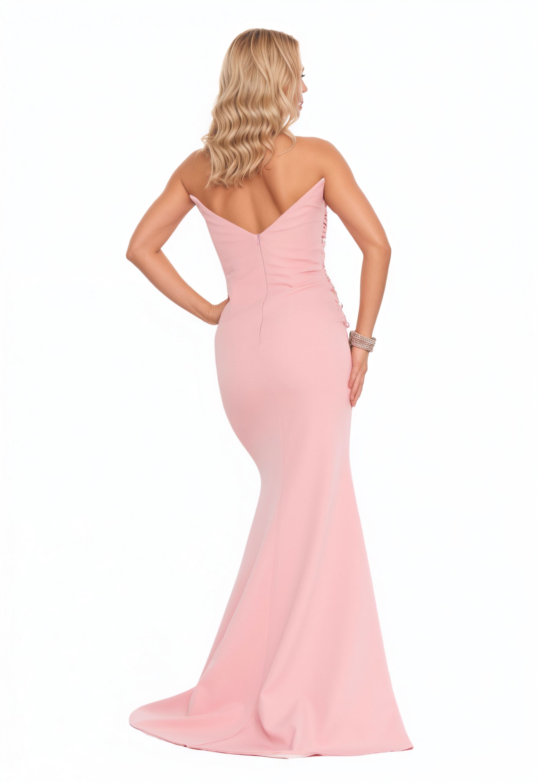 Strapless Maxi Viscose Mermaid Dress