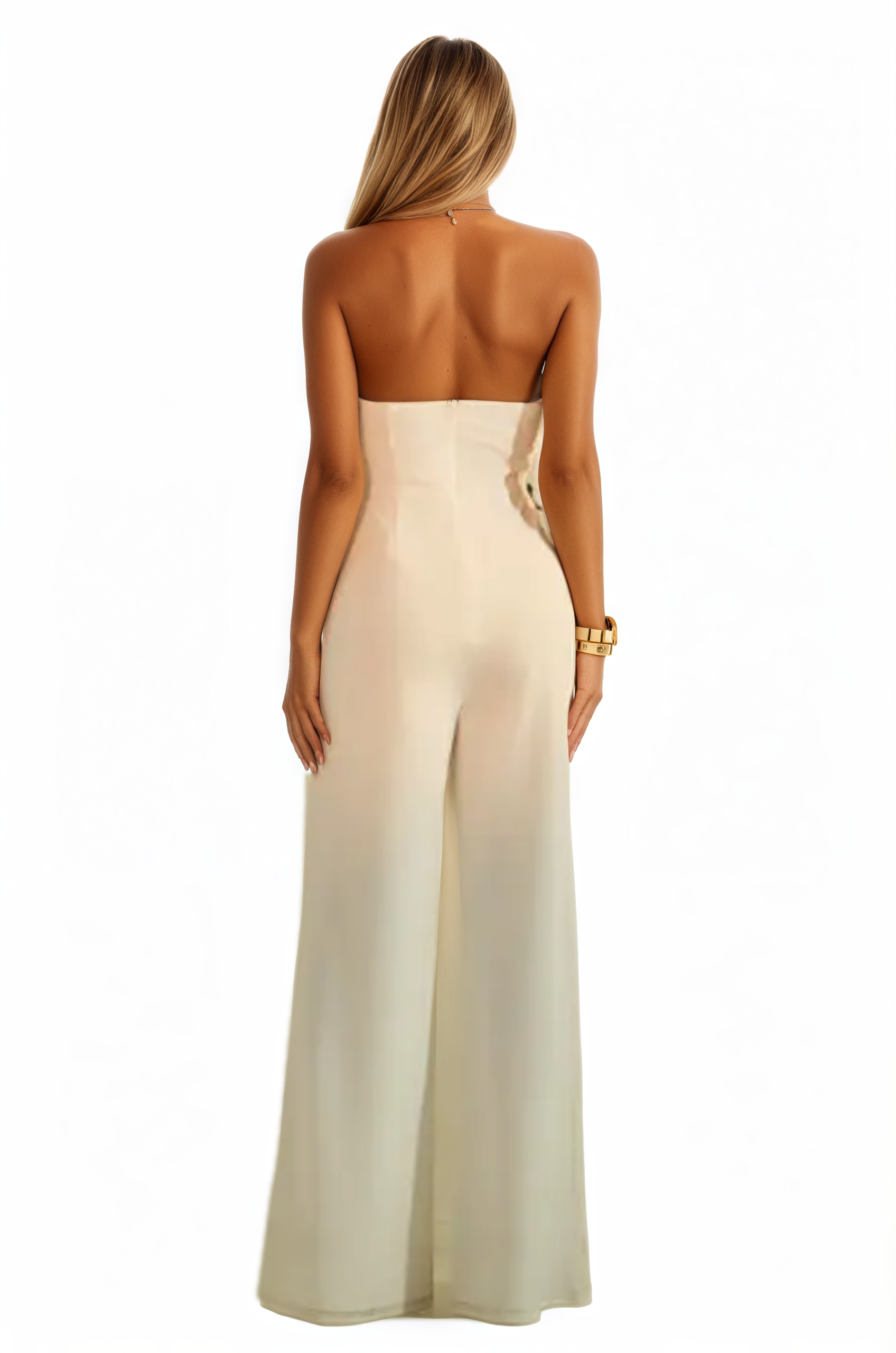 Floral Detail Wide Leg Jumpsuit