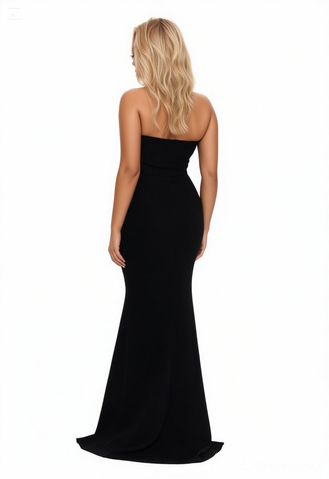 Strapless Maxi Viscose Mermaid Dress
