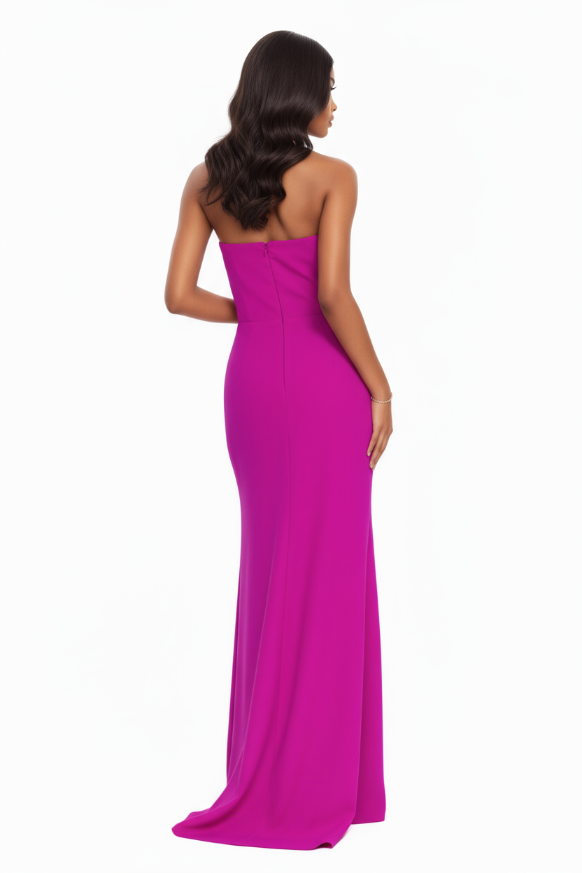 Strapless Maxi Viscose Mermaid Dress